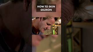 How To Skin Salmon #shorts