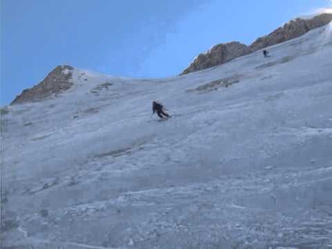 Descente du Mourre de Chanier