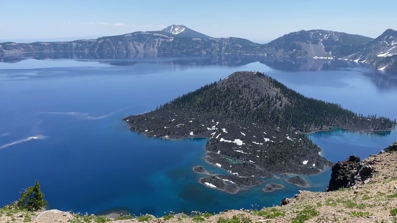 【Oregon】The View from Watchman Overlook @ Crater Lake NP in July 2023