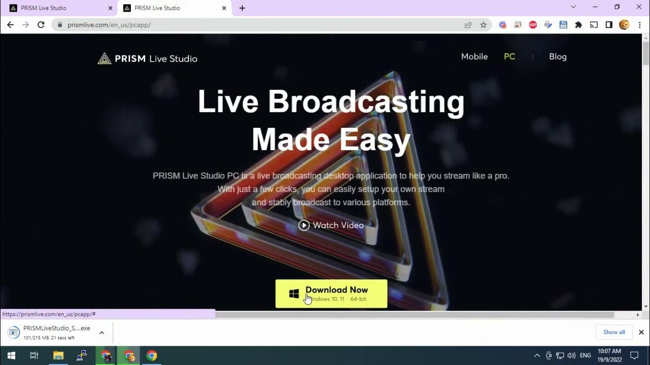Download Prism Live Studio Installer (Prism Live Studio) YouTube