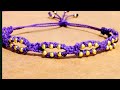 Cómo hacer PULSERA de HILO  fácil y rápida
