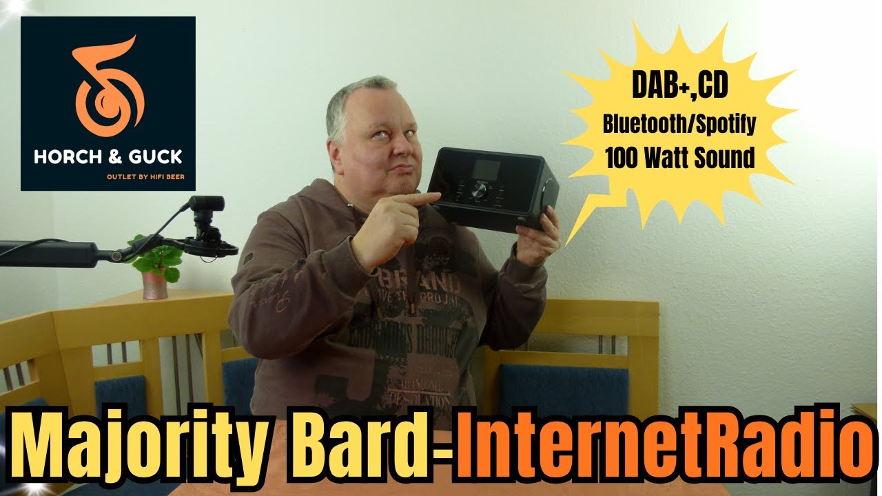 Majority Bard 🔊–Kompaktes Internet-Radio mit DAB+, Spotify & Bluetooth zum Horch&Guck Outlet-Preis🏷️