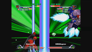 MvC2: Sentinel Traps/Kills Magneto with IM AAA during Forced Dash (Shockwave) by Magnus