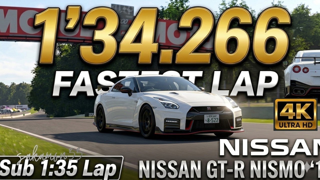 GT7】MFG 8番 GT-R PP600セッティング！1'34.266 Fastest Lap at Road