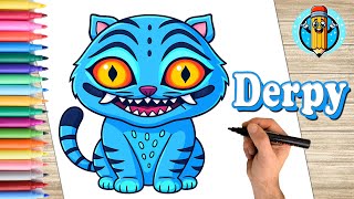 Como Dibujar Y Colorear A Derpy Las Guerreras K-Pop Dibujos Para Niños