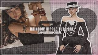 Rainbow Ripple Effect Tutorial | CapCut PC Beginners🌈✨