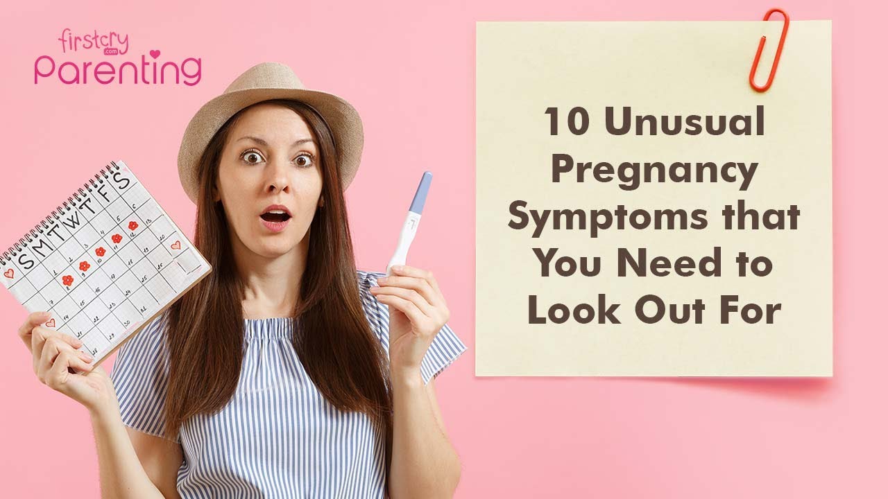 10 Unusual Pregnancy Signs & Symptoms - YouTube