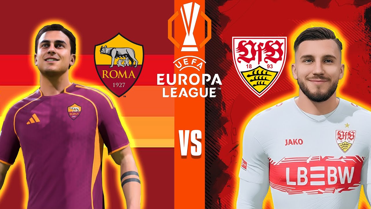 EA FC 26 -  Roma vs Stuttgart | UEFA Europa League | [PS5™ 4K 60FPS]