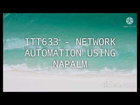 ITT633 NETWORK AUTOMATION (ACL AUTOMATION USING NAPALM)