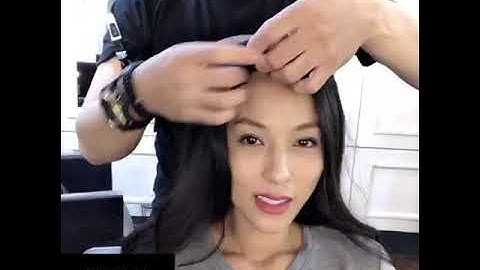 Tóc Giả JUSTYLE | Hướng Dẫn Cách Gắn Tóc Nguyên Đầu Siêu Da