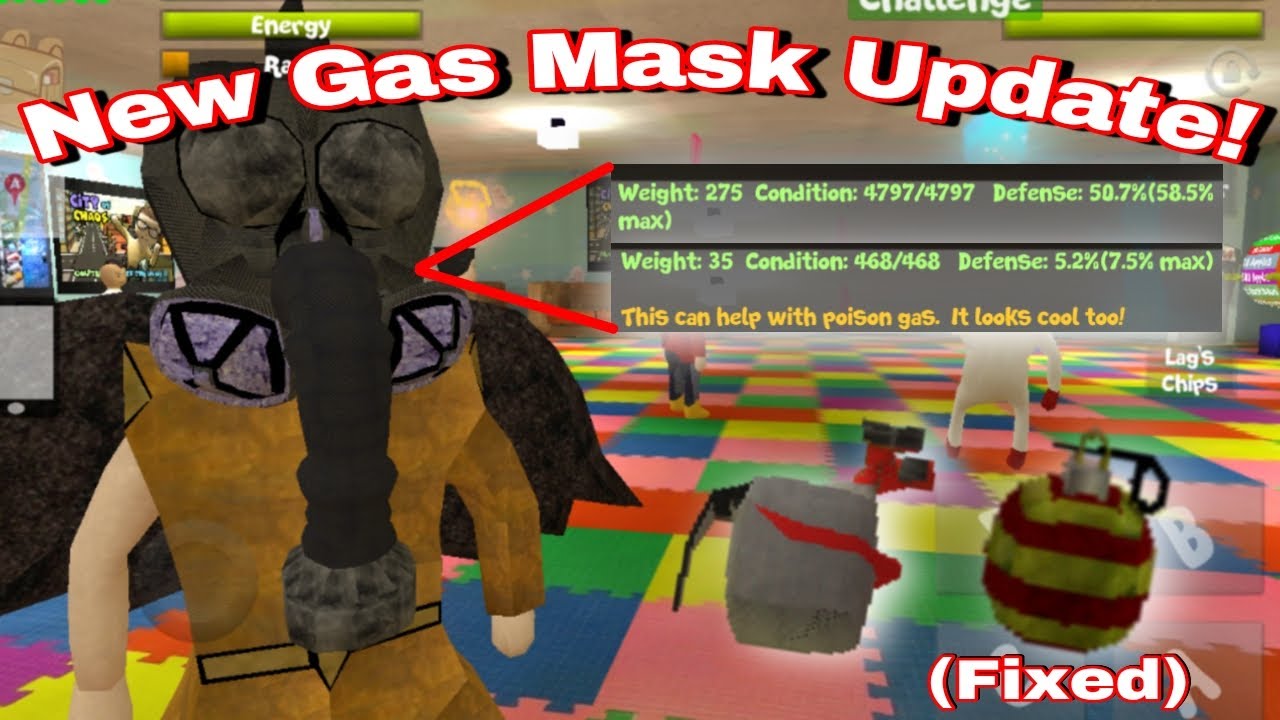 Новое обновление противогаза в Городе Хаоса!
