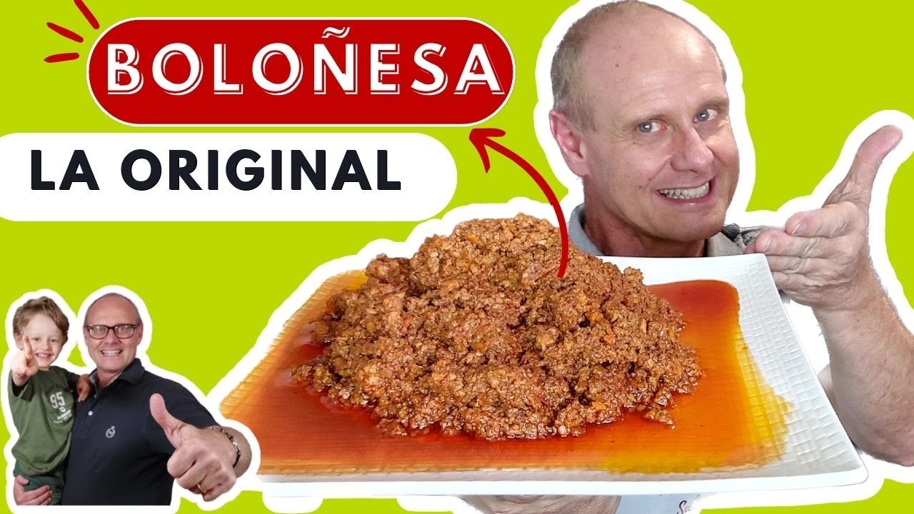 Salsa Boloñesa Tutorial. ¡La ORIGINAL!
