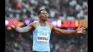 Isaac Makwala wins solo race and reaches 200m final at IAAF World Athletics Championships