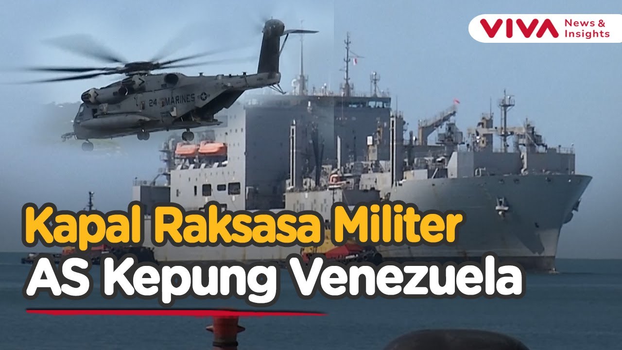 Kapal Perang AS Samperin Venezuela, Trump dan Maduro Makin Panas