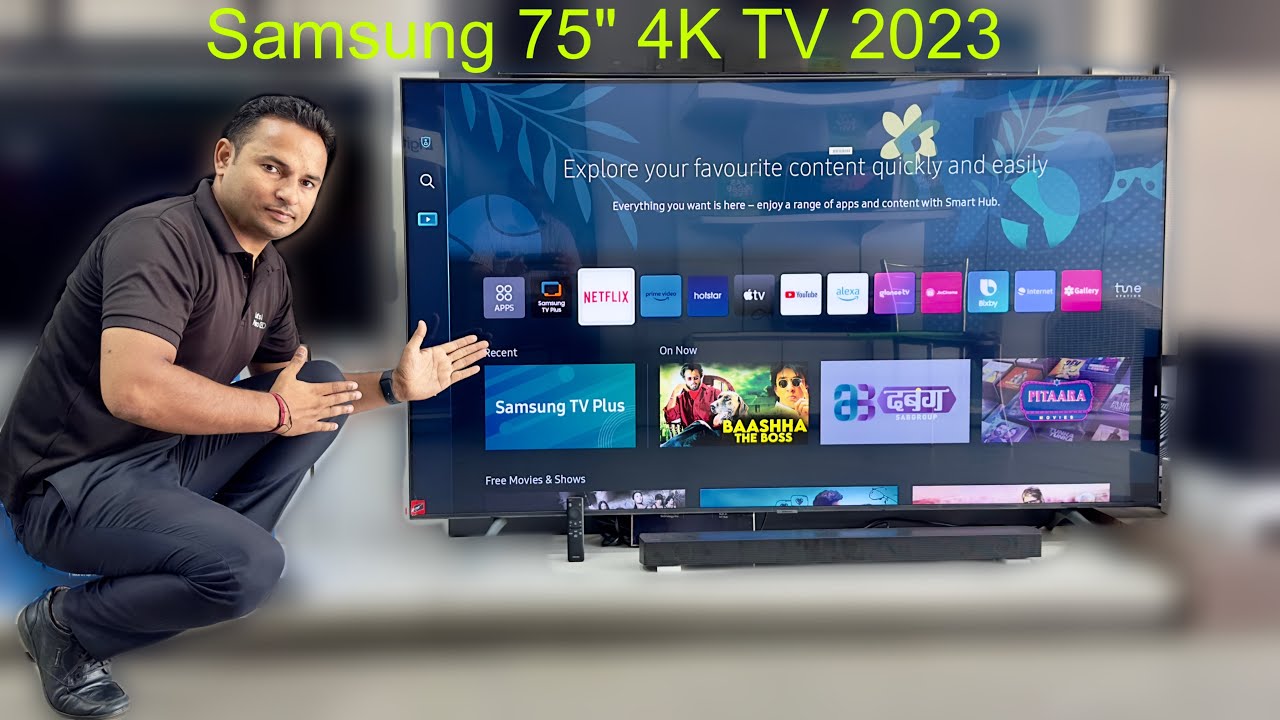 Smart TV Samsung de 75 Pulgadas Serie 7