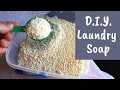 DIY Laundry Soap Powder with Handmade Soap Base