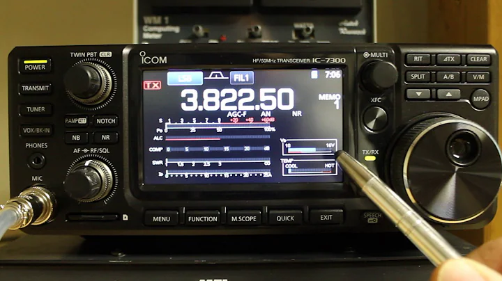 Icom IC-7300 Tips and Tricks - Utilizing Metering and Waterfall Displays