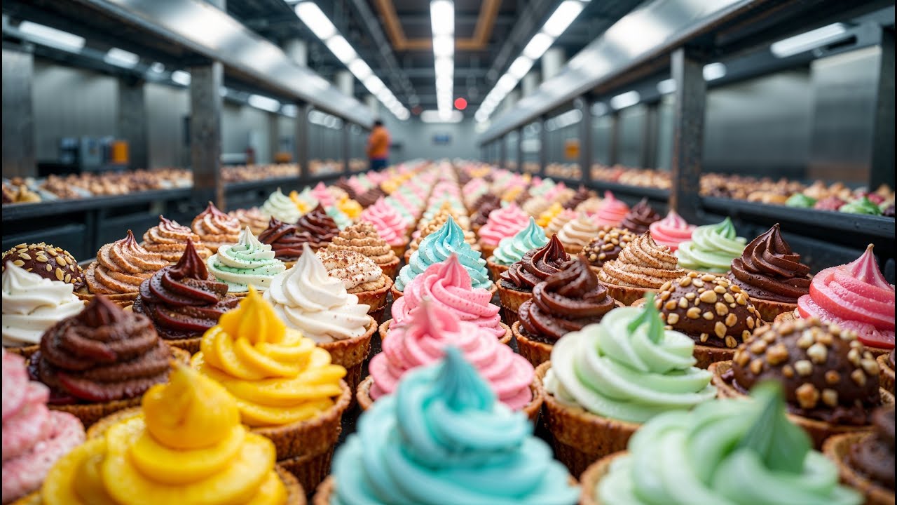 ഐസ്ക്രീം ഫാക്ടറി | Mega Ice Cream Factory | Ice Cream Production