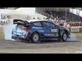 2019 Ford Fiesta WRC DONUTS, Launch & PURE Sound - Goodwood Festival of Speed 2019