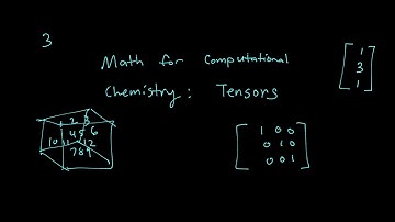 Math for Computational Chemistry: Tensors