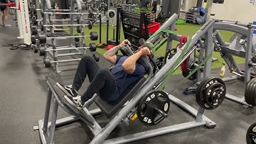 Reverse band hack squat