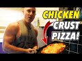 Low Carb Protein Pizza! How To Make A Chicken Crust, Low Calorie PIZZA!