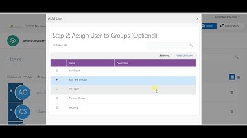 IDCS  - Add New User