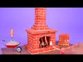 Making an Amazing Mini Fireplace with Mini Bricks