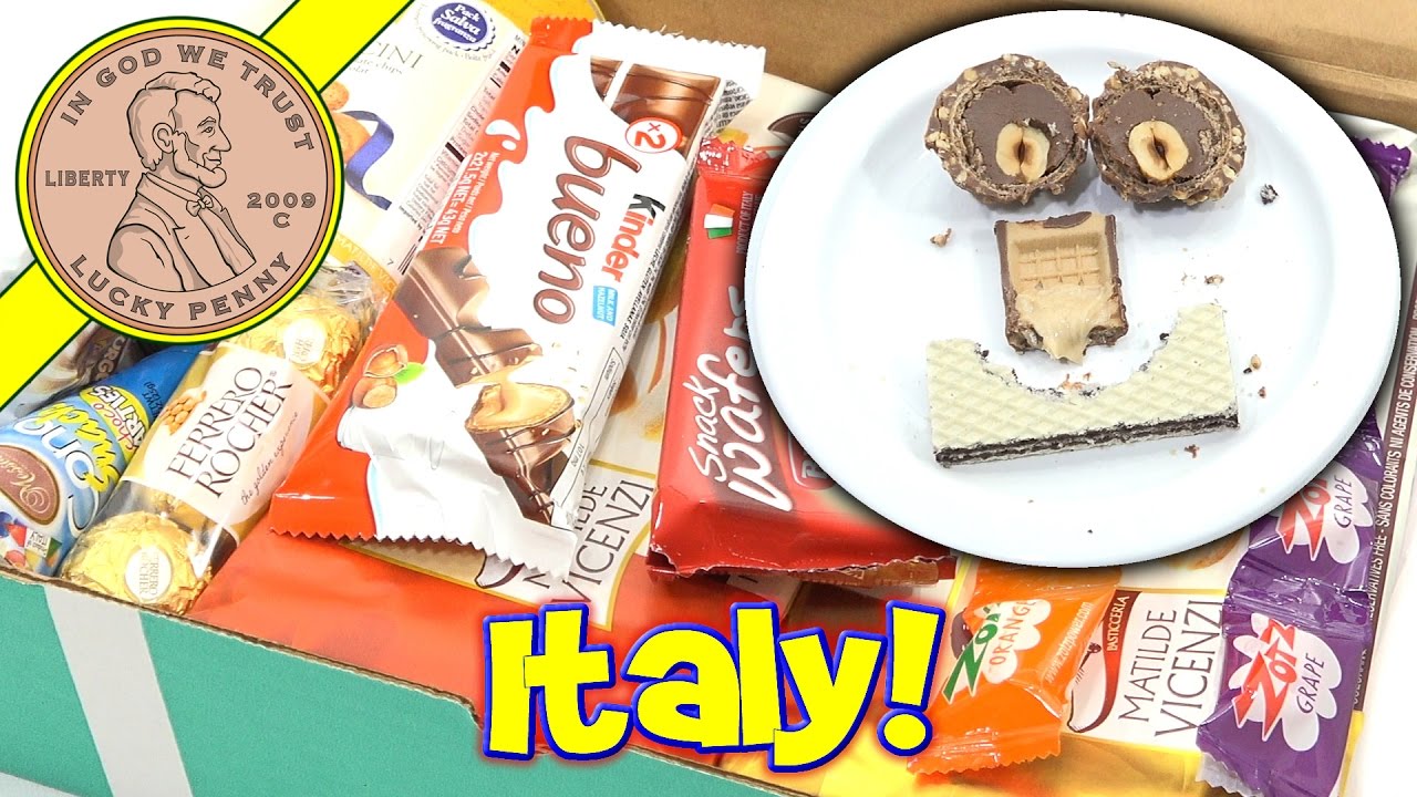 Try Treats Italian Candy & Snack Monthly Subscription Box YouTube
