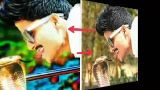 pappya gaikwad and her sanke new photo editing tutorail2017. photo edit by Picsart and shapseed. screenshot 5