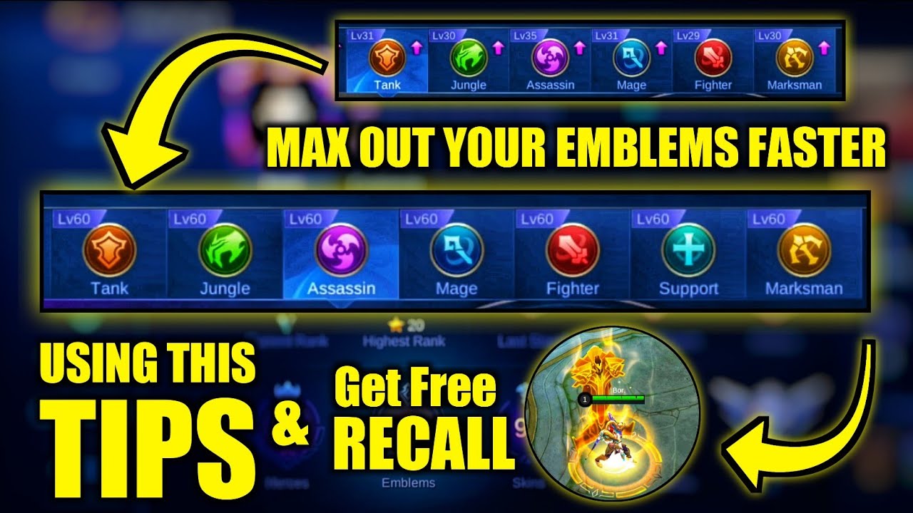 FASTEST WAY TO MAX OUT YOUR EMBLEMS THIS SEASON ~ Mobile Legends | bor ...