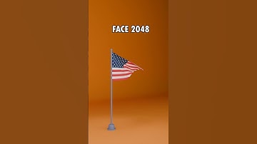 3D Cloth Simulation flag