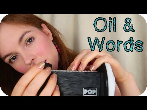 ASMR 💙 Oil Ear Massage & 10 Trigger Words for YOU 😚💕✨