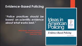 Implementing Evidence-Based Policing