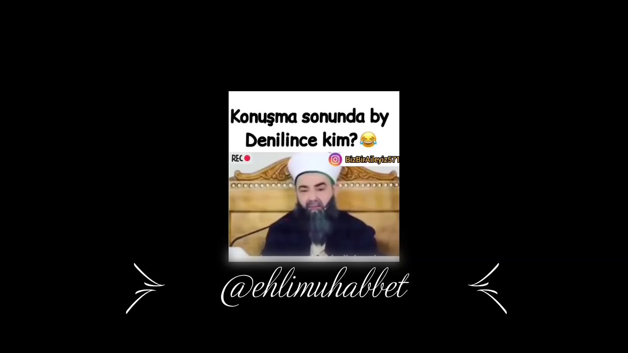 Konuşma sonunda bay(by) diyenlere Cübbeli ahmet hoca kızdı/Bay ne demek/cübbeli ahmet komik