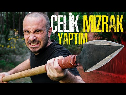 ÇELİK MIZRAK YAPTIM HER ŞEYİ PARÇALADIM