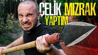 ÇELİK MIZRAK YAPTIM HER ŞEYİ PARÇALADIM