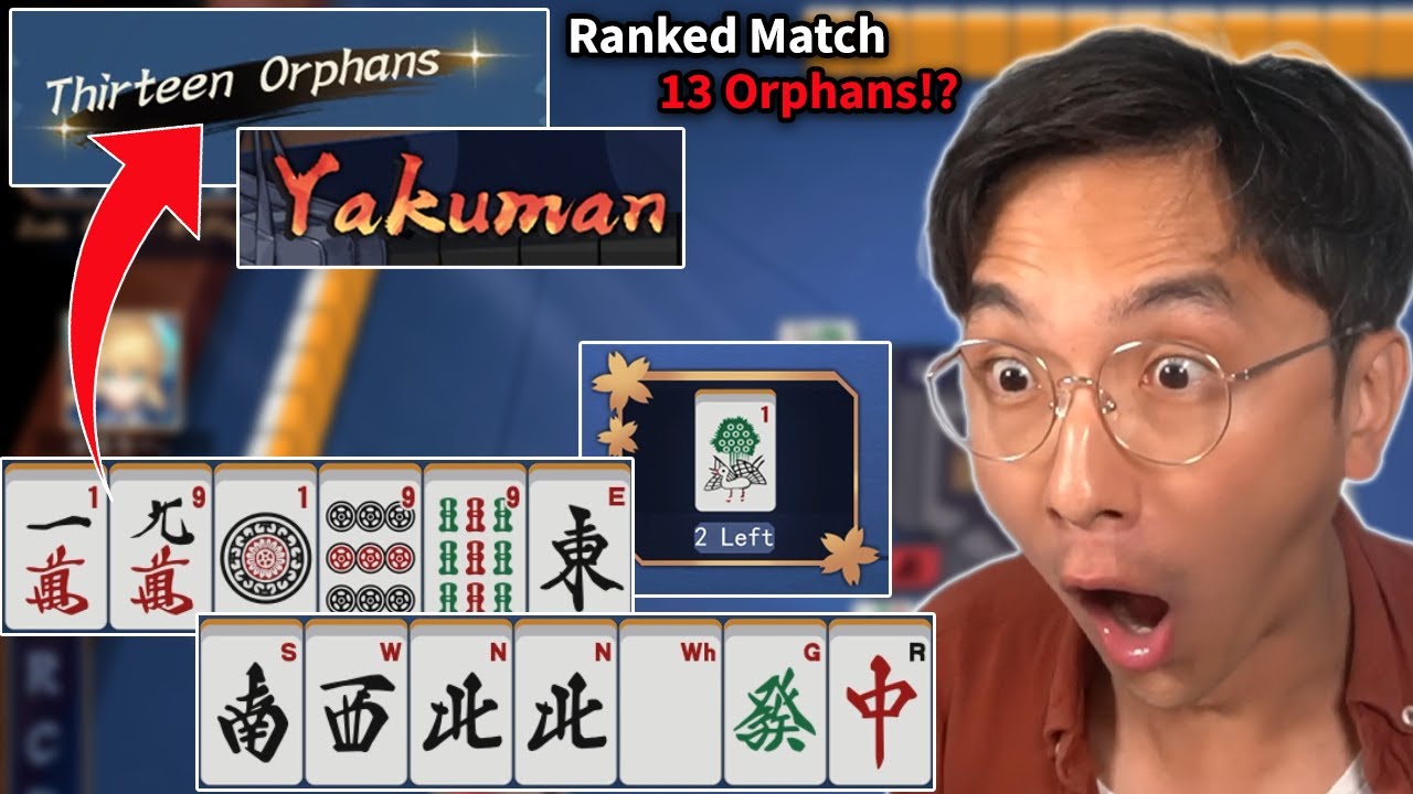Losing My Mind Over My First Ever THIRTEEN ORPHANS!? [Mahjong Soul]