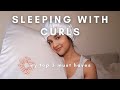 My Go to Sleeping Accessories to Maximize Frizz Free Curls Throughout the Week