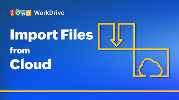 Import files from other cloud services to WorkDrive