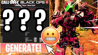 I Used A Random Class Generator On Black Ops 4.. (COD BO4) - Black Ops 4 Year 2