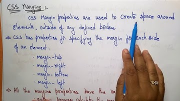 CSS Margin tutorial | CSS tutorials | Cascading Style Sheets  | Lec-04 |  Bhanu Priya