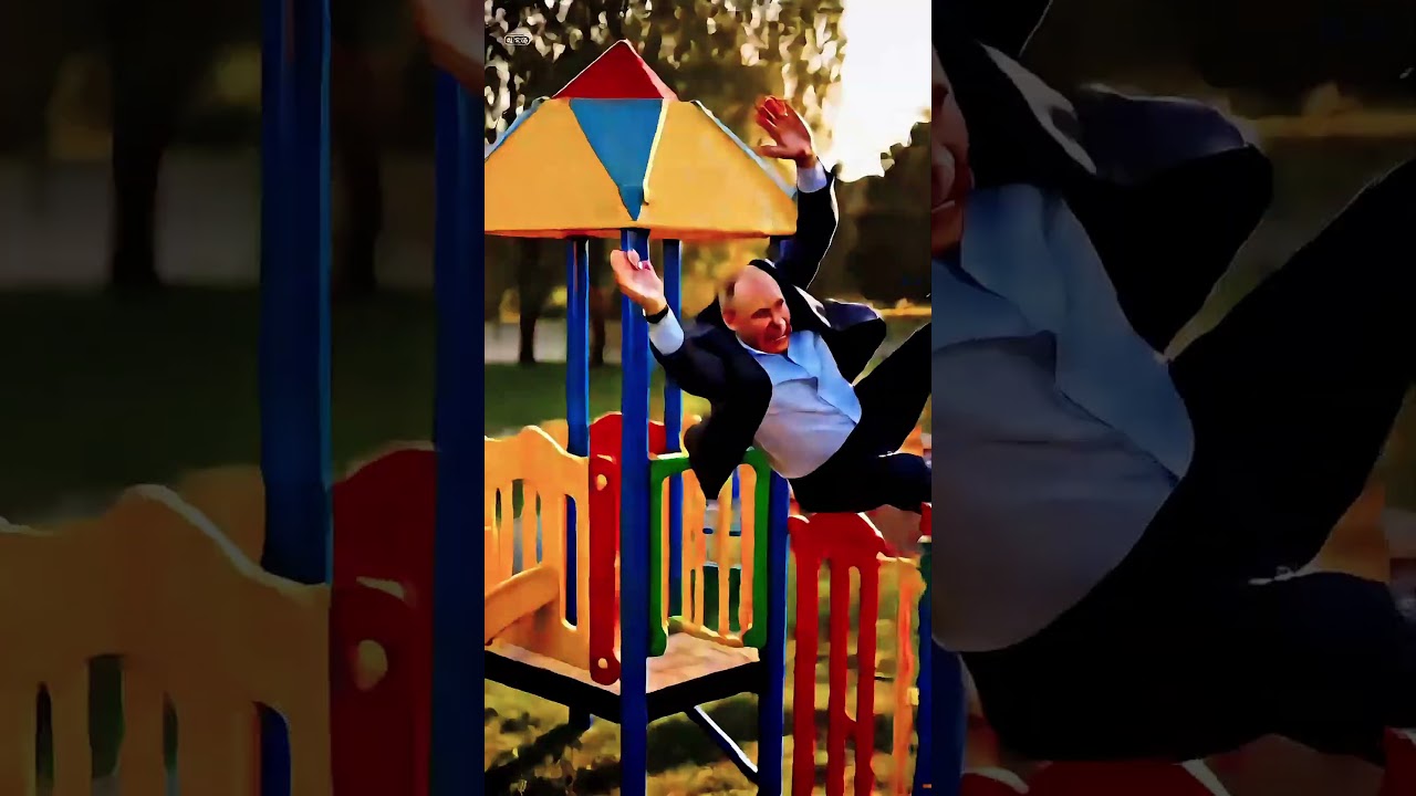 😂 Trump Sends Putin Flying Off the Seesaw! 🎢🤣