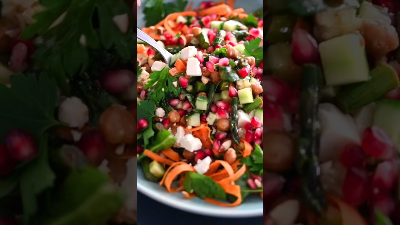 Schneller Spargelsalat mit Kichererbsen & Tahini-Dressing #rezept # ... Schneller Spargelsalat mit Kichererbsen & Tahini-Dressing #rezept # ...