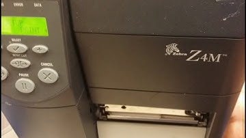 How to replace a Zebra Z4M and ZM400 print head