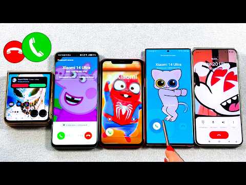 Incoming & Outgoing call Moto Razr + Huawei Nova + iPhone 11 + Samsung Note 20 Ultra + Xiaomi Ultra