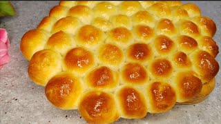 No kneading! This soft super easy delicious fluffy bread. 😋🥐👌