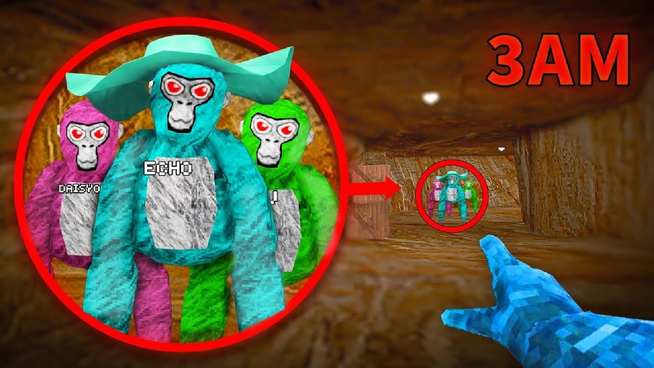 hunting the creepiest ghost in gorilla tag at 3 AM {Terrifying ...