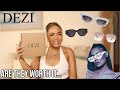 DEZI BY DESI PERKINS SUNGLASSES TRY ON REVIEW (ON READ, CHARGE IT, & 2000s)