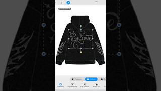 How To Make Rhinestone Design Jacket Mockup #shorts